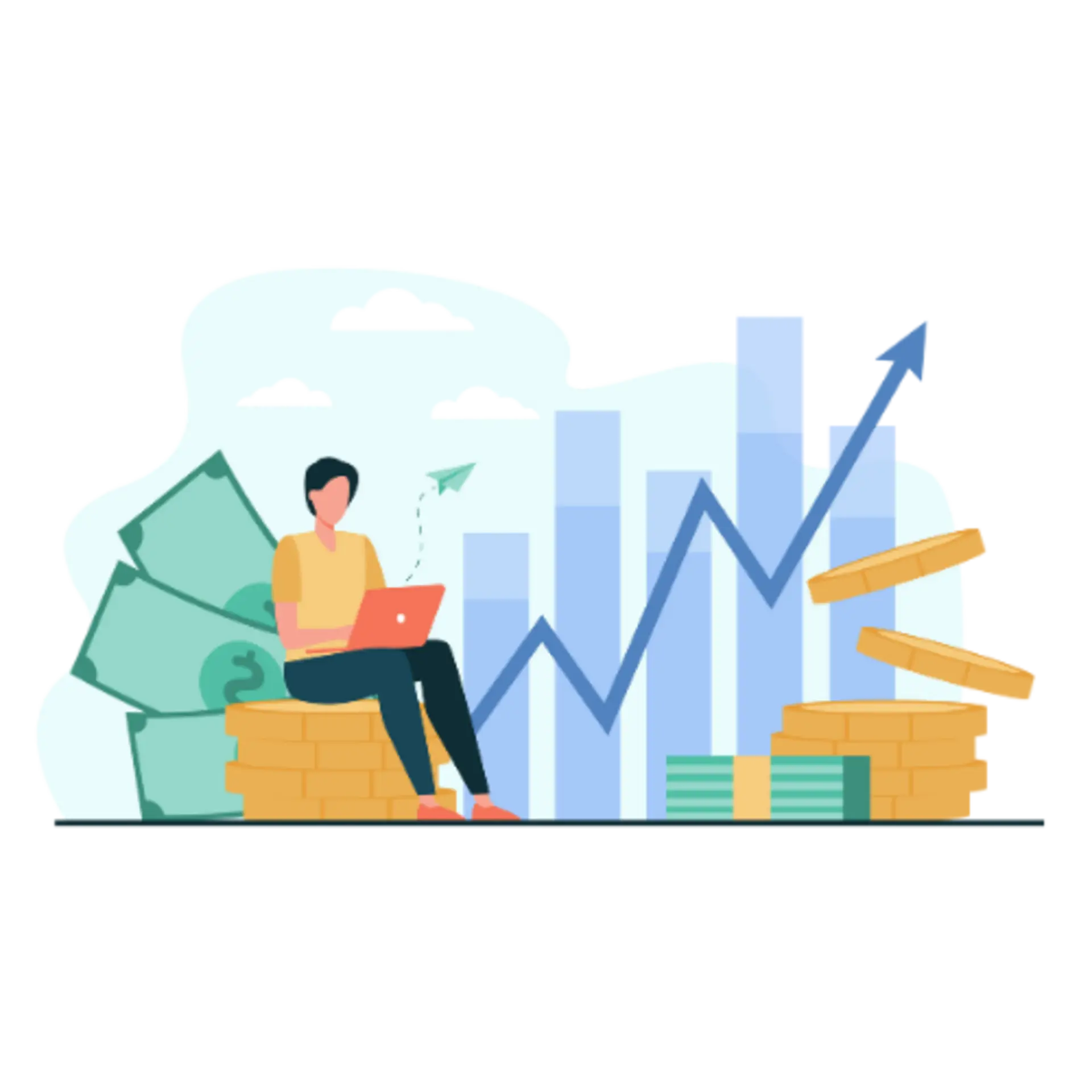 Icona risparmio e investimenti home